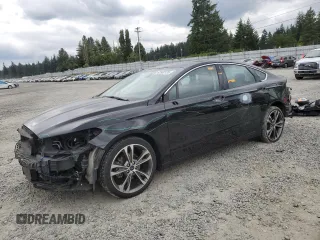 2017 Ford Fusion Titanium with VIN 3FA6P0D93HR389152, listed as a Copart auction lot 62600135 with 147,645 mi miles and Salvage title. Bid and sale history available at DreamBid. Image 1.