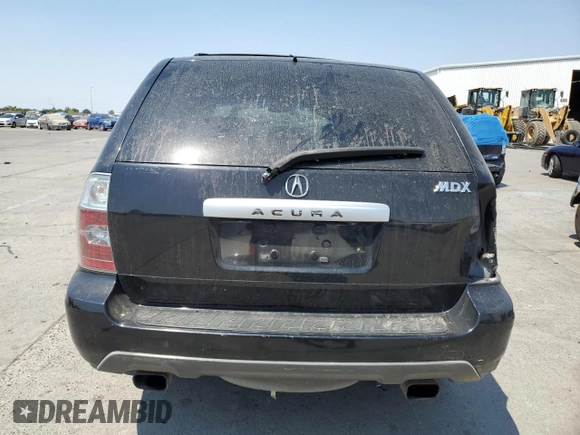 2006 Acura MDX Touring RES w/Navi with VIN 2HNYD18946H513699, listed as a Copart auction lot 63104464 with 186,049 mi miles and Salvage Title. Bid and sale history available at carsss.com. Image 6.