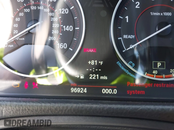 2013 BMW 3 Series 335i with VIN WBA3A9C53DF476040, listed as a IAAI auction lot 42732396 with 96,924 mi miles and . Bid and sale history available at DreamBid. Image 16.