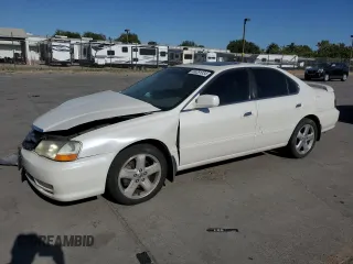 2003 Acura TL Type S w/Navigation System with VIN 19UUA56963A030329, listed as a Copart auction lot 58251334 with 180,159 mi miles and Salvage Title. Bid and sale history available at carsss.com. Image 1.