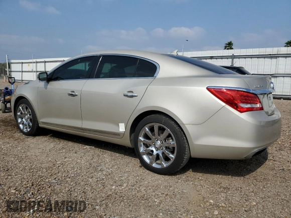 2014 Buick LaCrosse Premium I with VIN 1G4GD5G39EF133209, listed as a Copart auction lot 51226245 with 37,628 mi miles and Salvage Title. Bid and sale history available at carsss.com. Image 2.