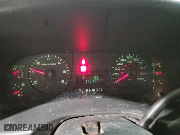 2006 Ford F-250 XL with VIN 1FTNF21506EA52363, listed as a Copart auction lot 52024205 with 112,177 mi miles and Salvage title. Bid and sale history available at DreamBid. Image 9.