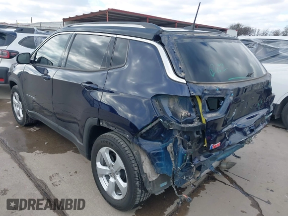2019 Jeep Compass Limited with VIN 3C4NJCCB7KT749417, listed as a IAAI auction lot 41376703 with 69,708 mi miles. Bid and sale history available at carsss.com. Image 3.
