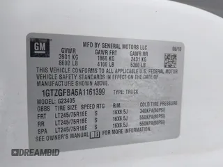 2010 GMC Savana Cargo Van with VIN 1GTZGFBA5A1161399, listed as a IAAI auction lot 41486439 with 158,956 mi miles. Bid and sale history available at carsss.com. Image 8.