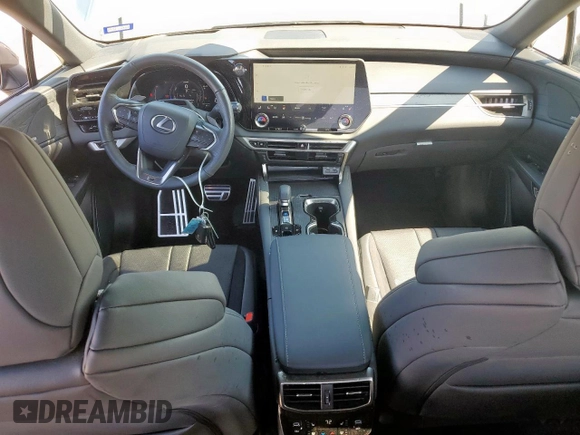 2023 Lexus RX 500h F Sport Performance with VIN 2T2BCMEA6PC006244, listed as a Copart auction lot 53938605 with 13,841 mi miles and Salvage title. Bid and sale history available at DreamBid. Image 8.