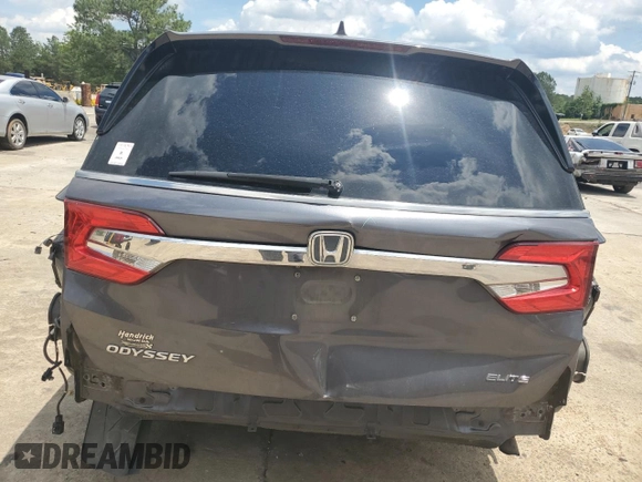 2018 Honda Odyssey Elite with VIN 5FNRL6H96JB015464, listed as a Copart auction lot 56911075 with 120,868 mi miles and Clean title. Bid and sale history available at DreamBid. Image 6.