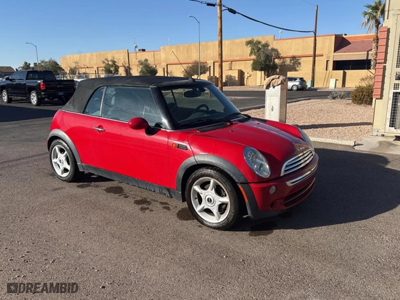 2006 MINI Cooper Convertible with VIN WMWRF33566TF65407, listed as a Copart auction lot 45787685 with 86,899 mi miles and Clean Title. Bid and sale history available at carsss.com. Image 1.