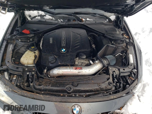 2015 BMW 3 Series 335i xDrive with VIN WBA3B9C51FJ466314, listed as a Copart auction lot 83067354 with 123,643 mi miles and Salvage title. Bid and sale history available at DreamBid. Image 11.