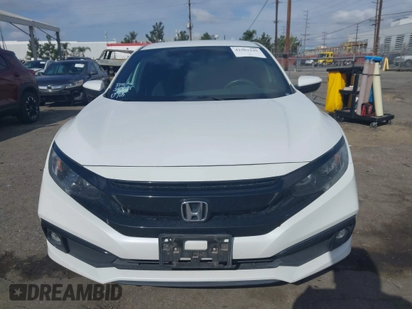 2020 Honda Civic Sedan Sport with VIN 2HGFC2F84LH600905, listed as a IAAI auction lot 41903345 with 24,455 mi miles. Bid and sale history available at carsss.com. Image 13.