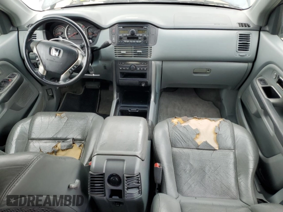 2003 Honda Pilot EX z VIN 2HKYF18563H543125, wystawiony jako Copart lot #56541455 z przebiegiem 241 804 mil mil oraz Szkoda całkowita • Salvage title. Historia ofert i sprzedaży dostępna na DreamBid. Obrazek 8.