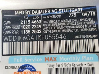 2019 Mercedes-Benz SL 450 z VIN WDDJK6GA1KF055546, wystawiony jako Copart lot #54183035 z przebiegiem 23 765 mil mil oraz Szkody całkowita. Historia ofert i sprzedaży dostępna na DreamBid. Obrazek 13.