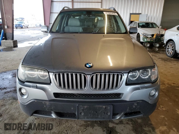 2008 BMW X3 3.0si with VIN WBXPC93498WJ07651, listed as a Copart auction lot 41523435 with 169,001 mi miles and Clean Title. Bid and sale history available at carsss.com. Image 5.
