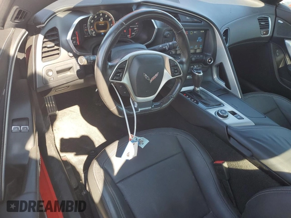 2016 Chevrolet Corvette 1LT with VIN 1G1YB3D70G5116617, listed as a Copart auction lot 68069174 with 70,817 mi miles and Salvage Title. Bid and sale history available at carsss.com. Image 8.