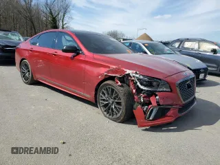 2019 Genesis G80 3.3T Sport with VIN KMTFN4JBXKU313170, listed as a Copart auction lot 46448725 with 31,037 mi miles and Salvage Title. Bid and sale history available at carsss.com. Image 4.
