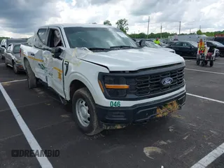 2024 Ford F-150 with VIN 1FTFW1P84RKE68938, listed as a IAAI auction lot 42220268 with 3,835 mi miles and . Bid and sale history available at DreamBid. Image 1.