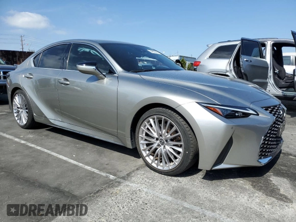 2022 Lexus IS 300 with VIN JTHDA1D27N5119009, listed as a Copart auction lot 54622045 with 9,122 mi miles and Salvage title. Bid and sale history available at DreamBid. Image 4.