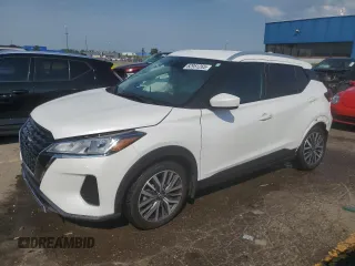 2023 Nissan Kicks SV with VIN 3N1CP5CV0PL573459, listed as a Copart auction lot 62951265 with 9,287 mi miles and Non repairable. Bid and sale history available at DreamBid. Image 1.