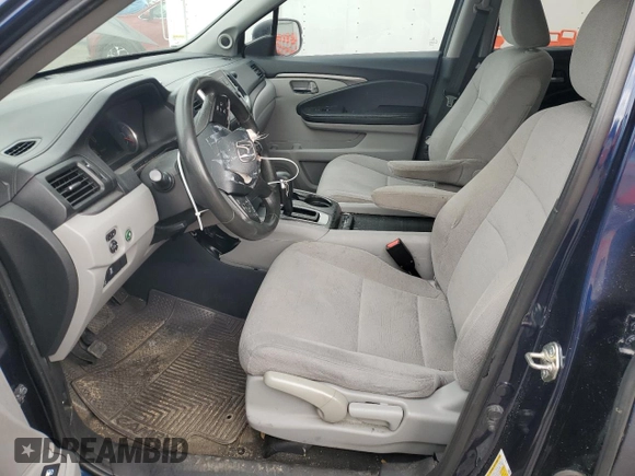 2019 Honda Pilot LX with VIN 5FNYF5H1XKB026833, listed as a Copart auction lot 47448165 with 92,370 mi miles and Clean Title. Bid and sale history available at DreamBid. Image 7.