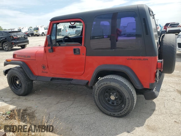 1995 Jeep Wrangler S with VIN 1J4FY19P2SP255844, listed as a Copart auction lot 80221564 with 225,551 mi miles and Non Repairable. Bid and sale history available at carsss.com. Image 2.