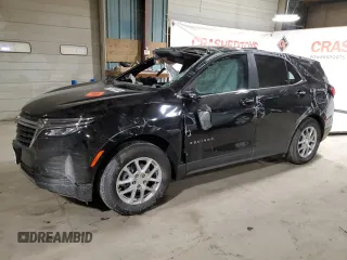 2024 Chevrolet Equinox LT with VIN 3GNAXKEG2RL111447, listed as a Copart auction lot 82839944 with 0 mi miles and Salvage Title. Bid and sale history available at carsss.com. Image 1.