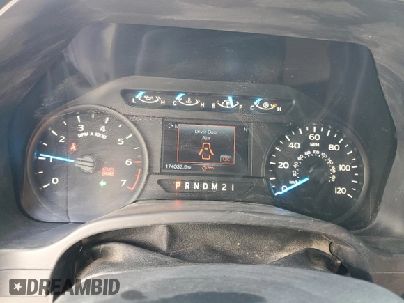 2017 Ford F-150 XL with VIN 1FTEX1CF9HKE55808, listed as a Copart auction lot 49308685 with 174,032 mi miles and Salvage Title. Bid and sale history available at carsss.com. Image 9.