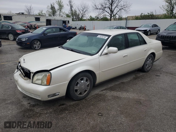 2003 Cadillac DeVille with VIN 1G6KD54Y23U291126, listed as a Copart auction lot 51825245 with 0 mi miles and Salvage Title. Bid and sale history available at carsss.com. Image 1.