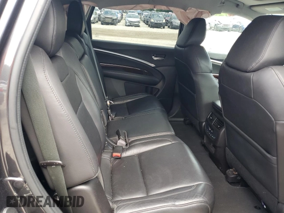 2016 Acura MDX Technology with VIN 5FRYD4H48GB048572, listed as a Copart auction lot 62673345 with 126,035 mi miles and Salvage title. Bid and sale history available at DreamBid. Image 11.