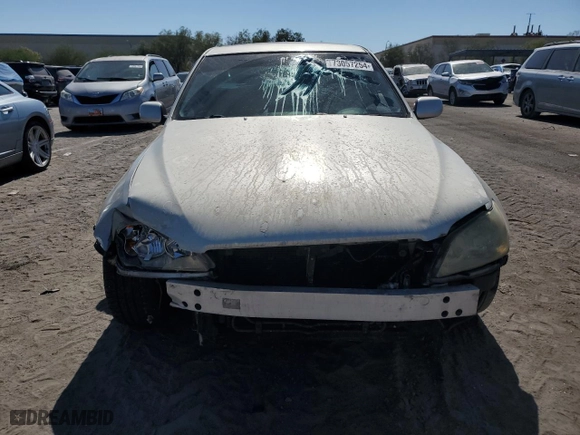 2002 Lexus IS 300 with VIN JTHBD192620063838, listed as a Copart auction lot 73057254 with 158,376 mi miles and Salvage Title. Bid and sale history available at carsss.com. Image 5.