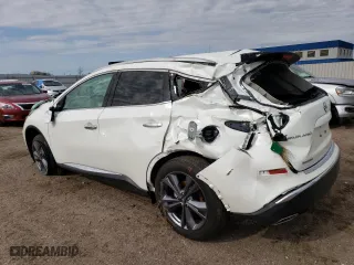2024 Nissan Murano Platinum with VIN 5N1AZ2DS4RC110512, listed as a Copart auction lot 53001344 with 515 mi miles and Salvage Title. Bid and sale history available at carsss.com. Image 2.