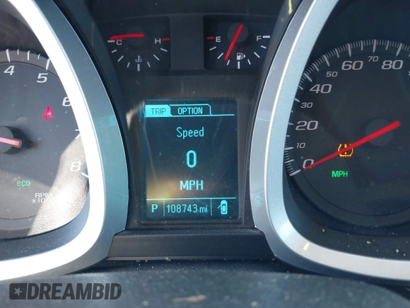 2015 Chevrolet Equinox LT with VIN 1GNALCEK3FZ141776, listed as a IAAI auction lot 40521901 with 108,743 mi miles. Bid and sale history available at carsss.com. Image 7.