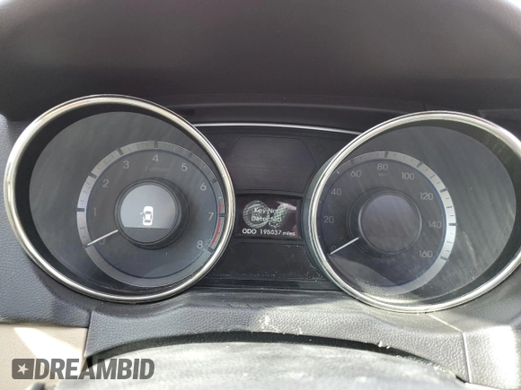 2011 Hyundai Sonata Limited with VIN 5NPEC4AB8BH230766, listed as a Copart auction lot 54589215 with 195,037 mi miles and Salvage Title. Bid and sale history available at DreamBid. Image 9.
