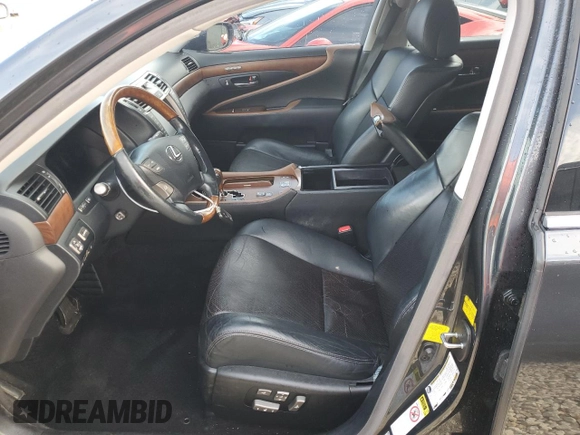 2011 Lexus LS 460 with VIN JTHCL5EF7B5011810, listed as a Copart auction lot 58151824 with 168,208 mi miles and Salvage title. Bid and sale history available at DreamBid. Image 7.