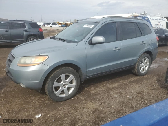 2009 Hyundai Santa Fe SE with VIN 5NMSH13E19H254859, listed as a Copart auction lot 50940985 with 155,614 mi miles and Salvage Title. Bid and sale history available at carsss.com. Image 1.
