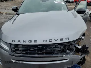 2025 Land Rover Range Rover Evoque Dynamic SE with VIN SALZL2FX9SH265589, listed as a Copart auction lot 46866035 with 7,254 mi miles and Salvage Title. Bid and sale history available at carsss.com. Image 12.