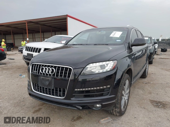 2015 Audi Q7 Premium Plus with VIN WA1LGAFE6FD015762, listed as a IAAI auction lot 42260301 with 125,748 mi miles and . Bid and sale history available at DreamBid. Image 18.