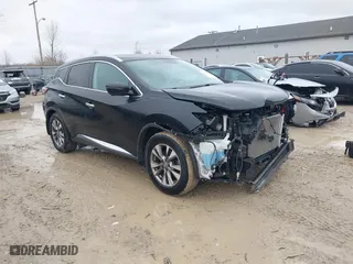 2016 Nissan Murano SL with VIN 5N1AZ2MH2GN170147, listed as a IAAI auction lot 41848224 with 96,191 mi miles. Bid and sale history available at carsss.com. Image 1.
