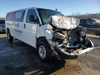 2020 GMC Savana Cargo Van with VIN 1GTZ7HFP8L1134064, listed as a Copart auction lot 82175024 with 94,609 mi miles and Salvage Title. Bid and sale history available at carsss.com. Image 15.