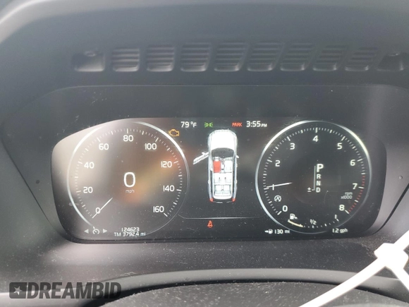 2016 Volvo XC90 T6 Momentum with VIN YV4A22PK1G1052238, listed as a Copart auction lot 51855405 with 124,623 mi miles and Salvage Title. Bid and sale history available at DreamBid. Image 9.