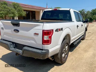 2018 Ford F-150 XL with VIN 1FTFW1EG1JKF37681, listed as a Copart auction lot 61414165 with 152,835 mi miles and Clean title. Bid and sale history available at DreamBid. Image 4.