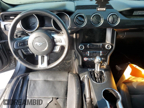 2015 Ford Mustang GT with VIN 1FA6P8CF6F5350142, listed as a Copart auction lot 75857324 with Not Provided miles and Salvage Title. Bid and sale history available at carsss.com. Image 8.