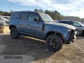 2023 Land Rover Defender SE with VIN SALEPEEU8P2115950, listed as a Copart auction lot 82717694 with 18,246 mi miles and Salvage title. Bid and sale history available at DreamBid. Image 4.
