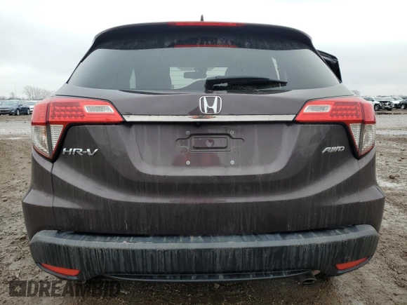 2022 Honda HR-V EX-L with VIN 3CZRU6H70NM758127, listed as a Copart auction lot 84771514 with 45,076 mi miles and Salvage Title. Bid and sale history available at DreamBid. Image 6.