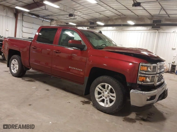 2015 Chevrolet Silverado 1500 LT with VIN 3GCUKREC8FG208716, listed as a IAAI auction lot 41747903 with 125,657 mi miles. Bid and sale history available at carsss.com. Image 1.
