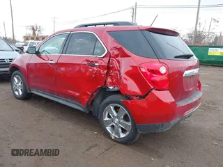 2015 Chevrolet Equinox LT with VIN 2GNALCEK6F6250020, listed as a IAAI auction lot 41853161 with 124,912 mi miles. Bid and sale history available at carsss.com. Image 3.
