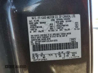 2002 Ford F-150 XL z VIN 2FTRF18W12CA41575, wystawiony jako Copart lot #75248554 z przebiegiem Nie podano mil oraz Szkoda całkowita • Salvage title. Historia ofert i sprzedaży dostępna na DreamBid. Obrazek 13.