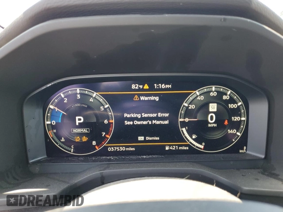 2022 Mitsubishi Outlander SE with VIN JA4J3UA80NZ011133, listed as a Copart auction lot 62770705 with 37,530 mi miles and Salvage title. Bid and sale history available at DreamBid. Image 9.