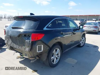 2015 Acura RDX Tech Pkg with VIN 5J8TB4H54FL017469, listed as a IAAI auction lot 41606814 with 156,011 mi miles. Bid and sale history available at carsss.com. Image 4.