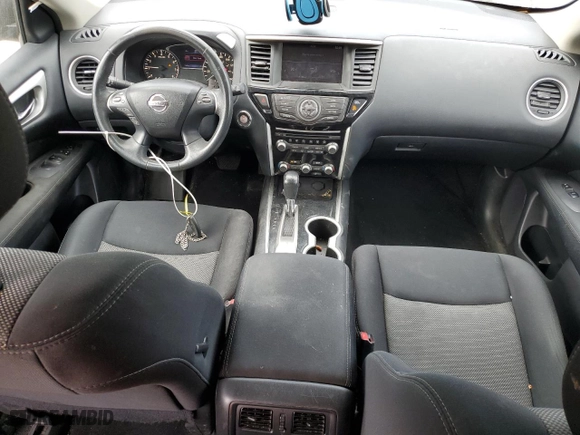 2017 Nissan Pathfinder SV with VIN 5N1DR2MN6HC665578, listed as a Copart auction lot 50237865 with 124,018 mi miles and Salvage Title. Bid and sale history available at carsss.com. Image 8.