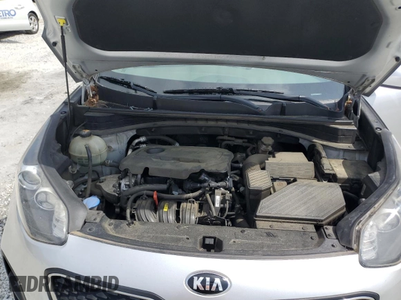 2018 Kia Sportage LX with VIN KNDPM3AC9J7345520, listed as a Copart auction lot 55182585 with 97,942 mi miles and Clean Title. Bid and sale history available at DreamBid. Image 12.