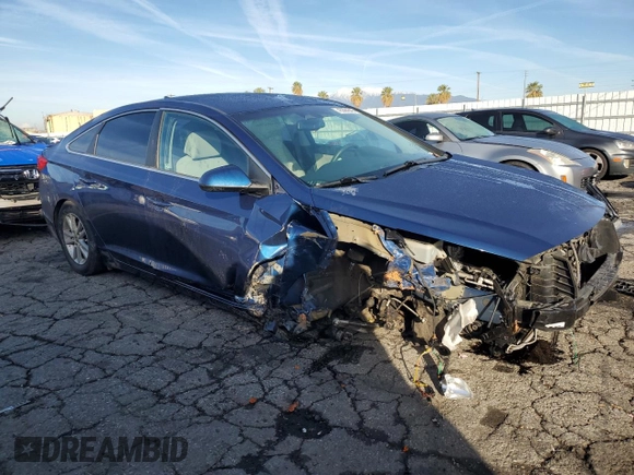 2017 Hyundai Sonata 2.4L with VIN 5NPE24AF8HH525798, listed as a Copart auction lot 45584345 with 101,905 mi miles and Salvage Title. Bid and sale history available at carsss.com. Image 4.